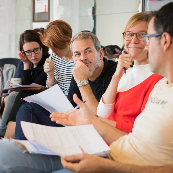 Scambio di idee Fabulamundi Partner meeting Roma Teatro India