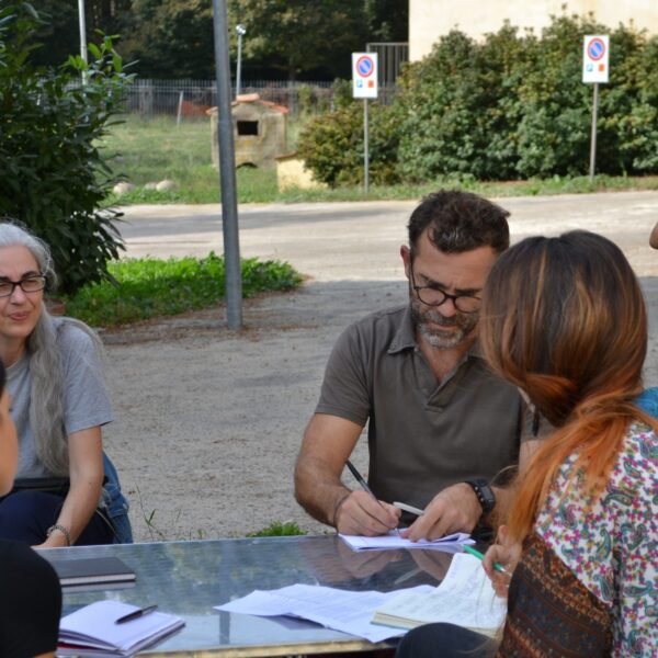 Man Writing – DRIS Meeting – ECCOM