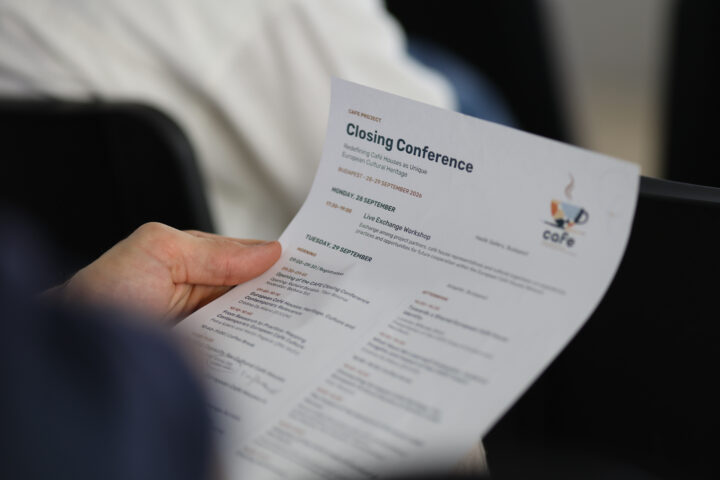 CAFÉ, closing conference. Photo Gábor F. Tóth